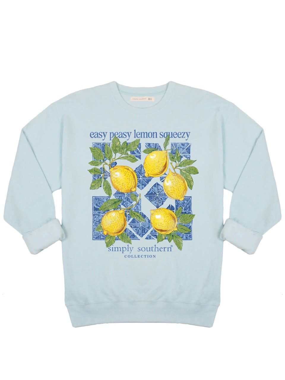 Simply Southern Easy Peasy Lemon Tee, Size: XS/S