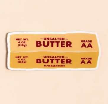 Butter Decal Sticker
