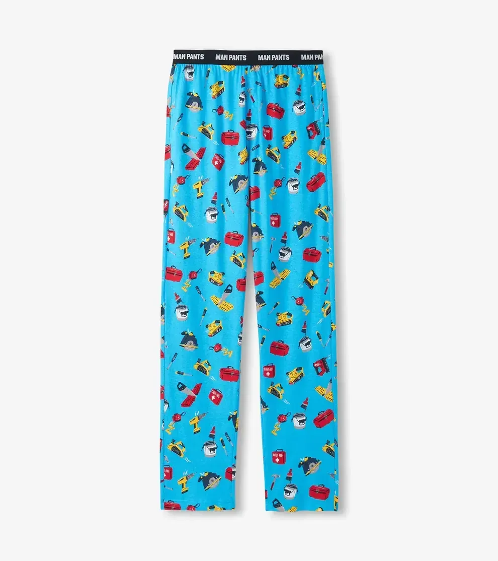 Man PJ Pants in Bag Handyman, Size: SM