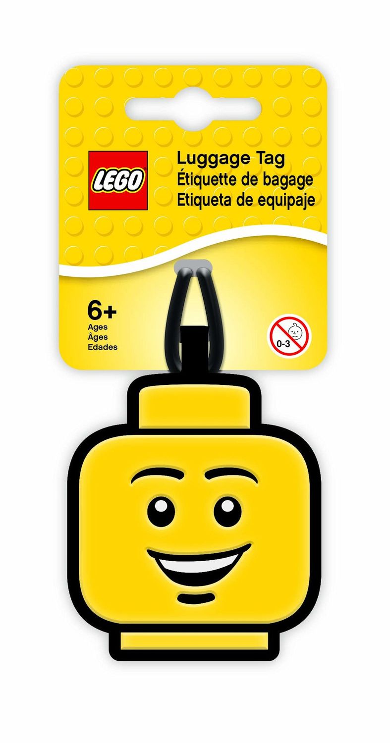 Boy Face Luggage Tag LEGO