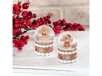Gingerbread Mini Snowglobe