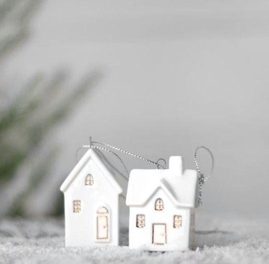 Assorted Mini House Ornament