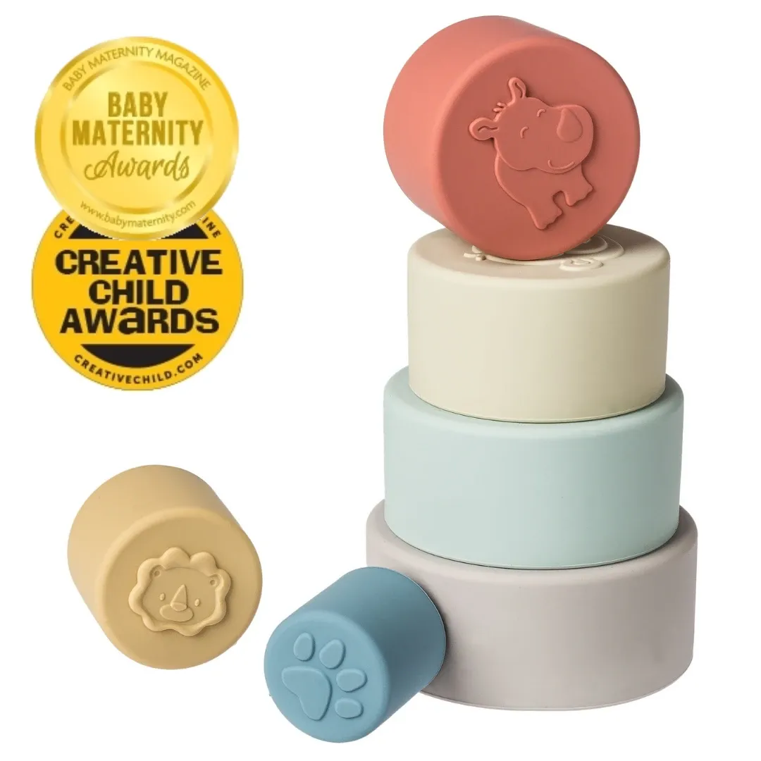 Simply Silicone Stacking Cups