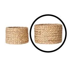 Clearance - Hand-Woven Water Hyacinth Tree Collars - Natural LG