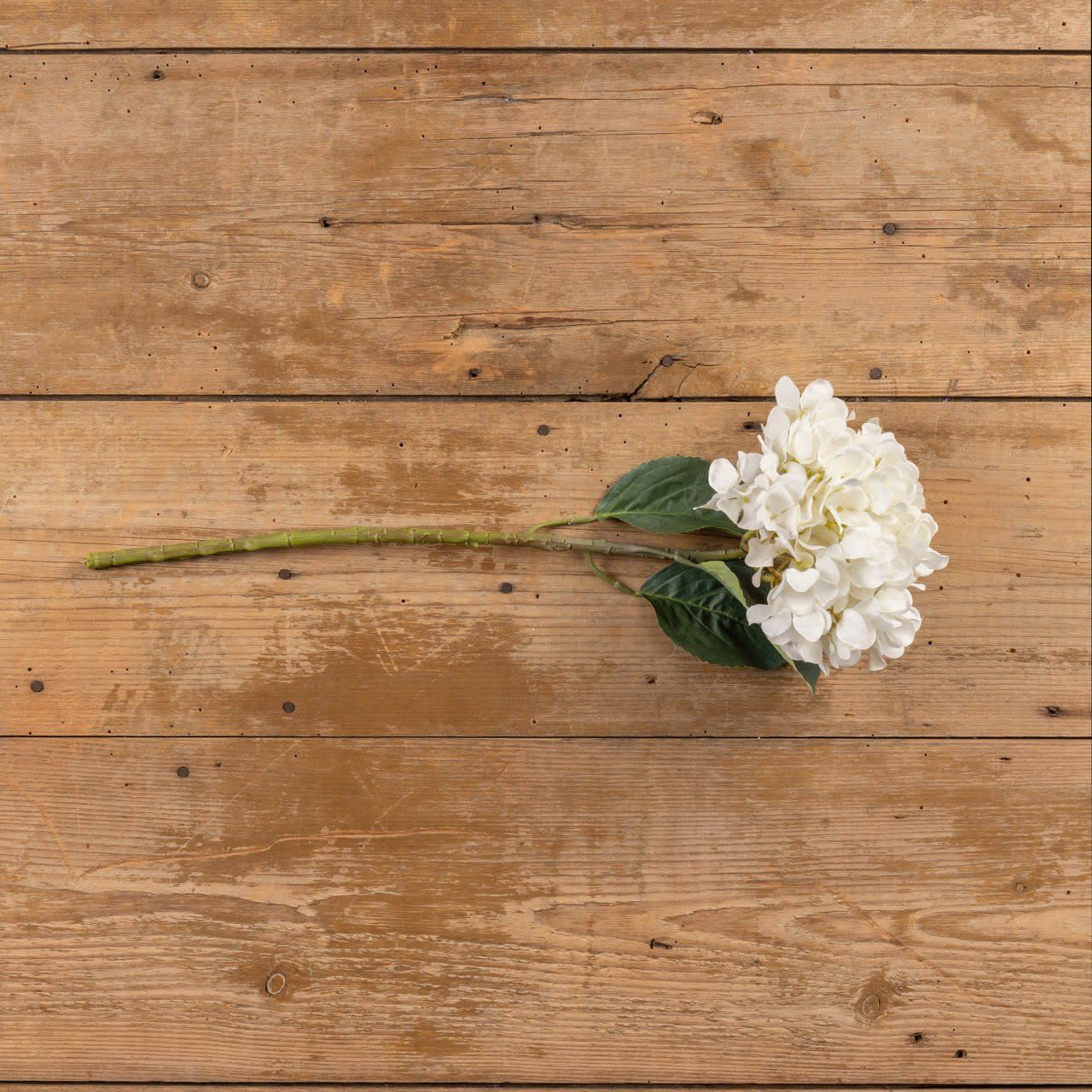 White Hydrangea Spray 22"