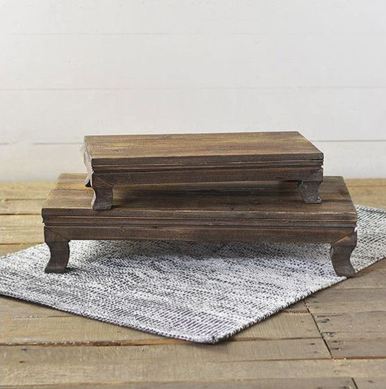 Wood Rectangle Riser SM