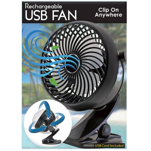 Rechargeable USB Operated Personal Desktop Fan