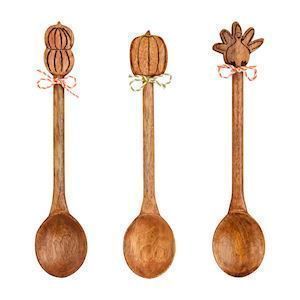 Thanksgiving Character Spoon Assorted