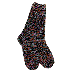 Ragg Crew Colorblock Socks, Style: Equinox