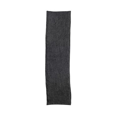 Charcoal Grey Stonewashed Linen Table Runner