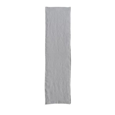 Ivory Stonewashed Linen Table Runner