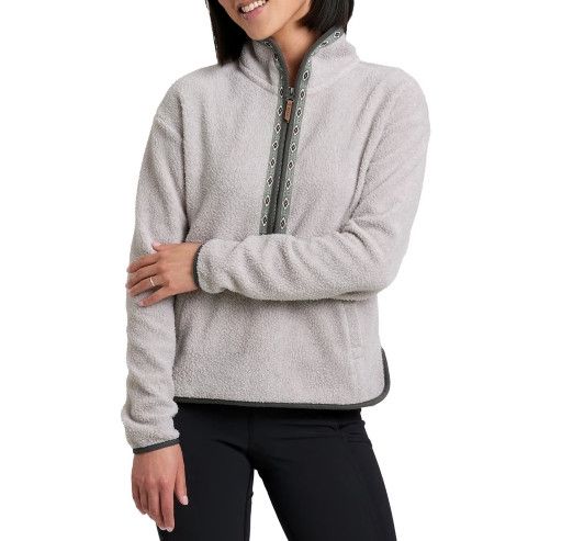 KUHL Hygge 1/2 Zip, Color: Natural, Size: SM