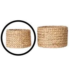 Clearance - Hand-Woven Water Hyacinth Tree Collar - Natural SM