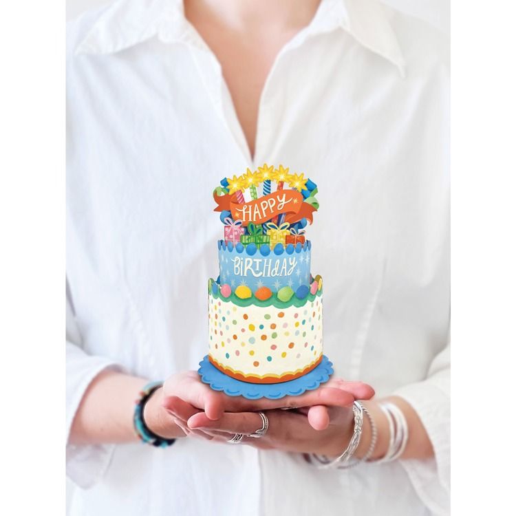 CLEARANCE Mini Confetti Cake Card