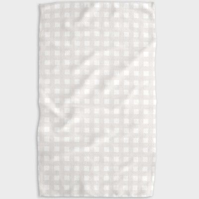 Gigi Beige Geometry Tea Towel
