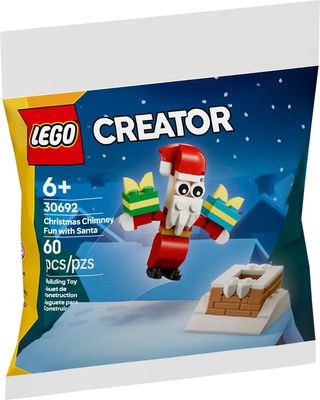 LEGO Creator Christmas Chimney Fun With Santa 30692 Building Kit (60 Pieces)