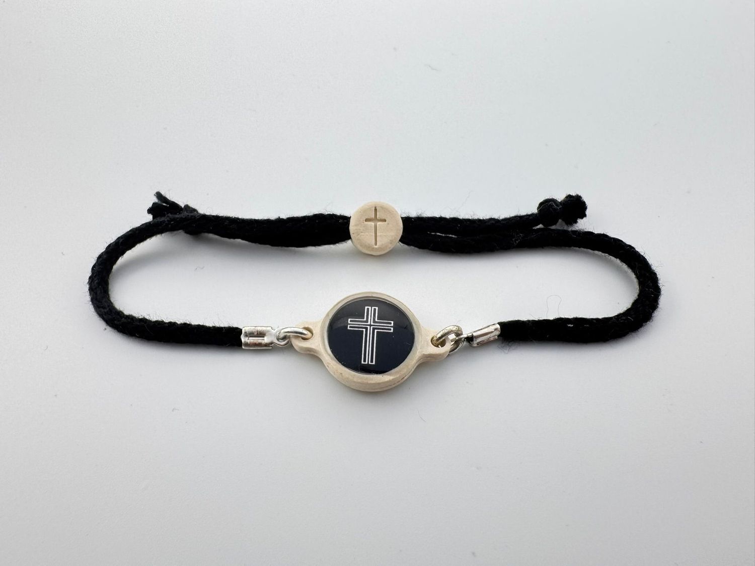 Tap to Pray®  Onyx Cross Bracelet