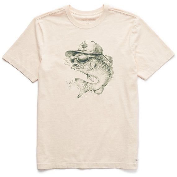 Life is Good Mens 'Keep it Reel' Crusher Tee MD