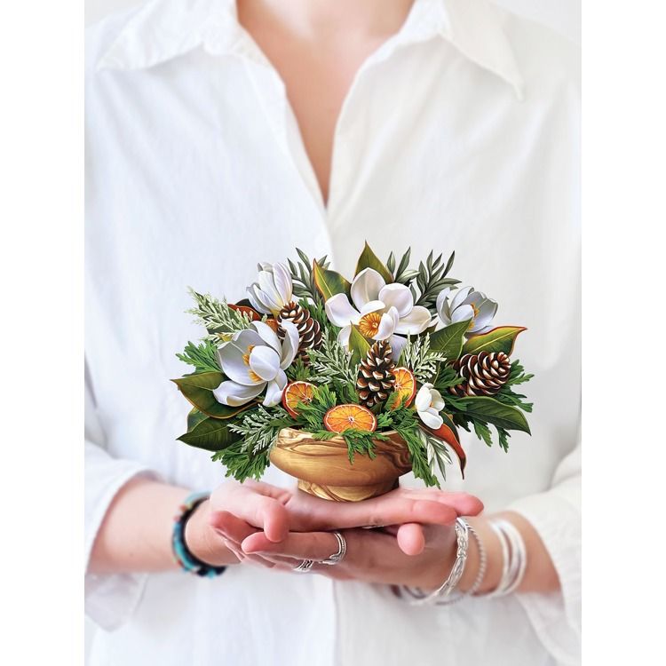 CLEARANCE Mini Winter Magnolia Card