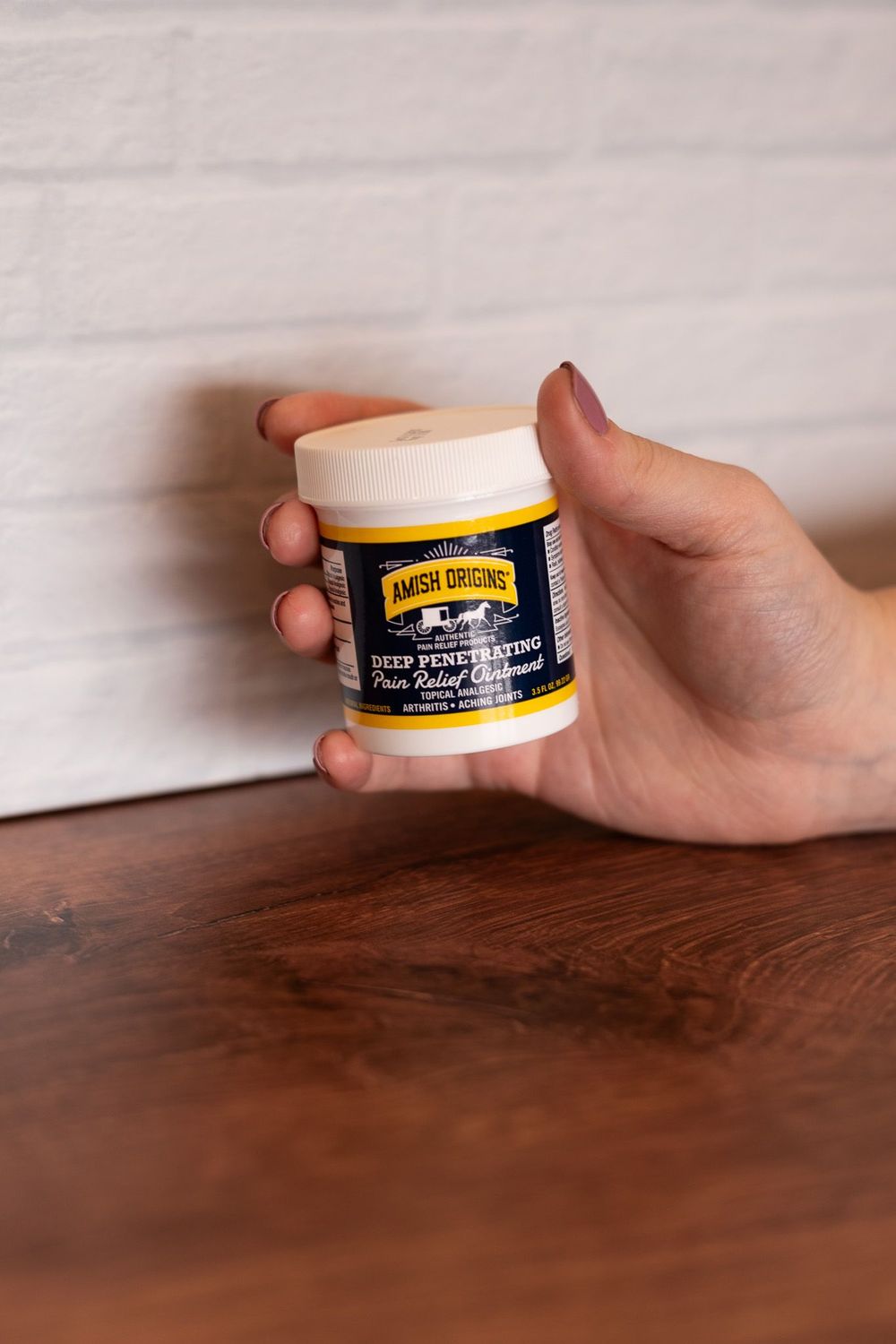 Amish Origins Medicated Salve for Pain Relief 3.5 oz