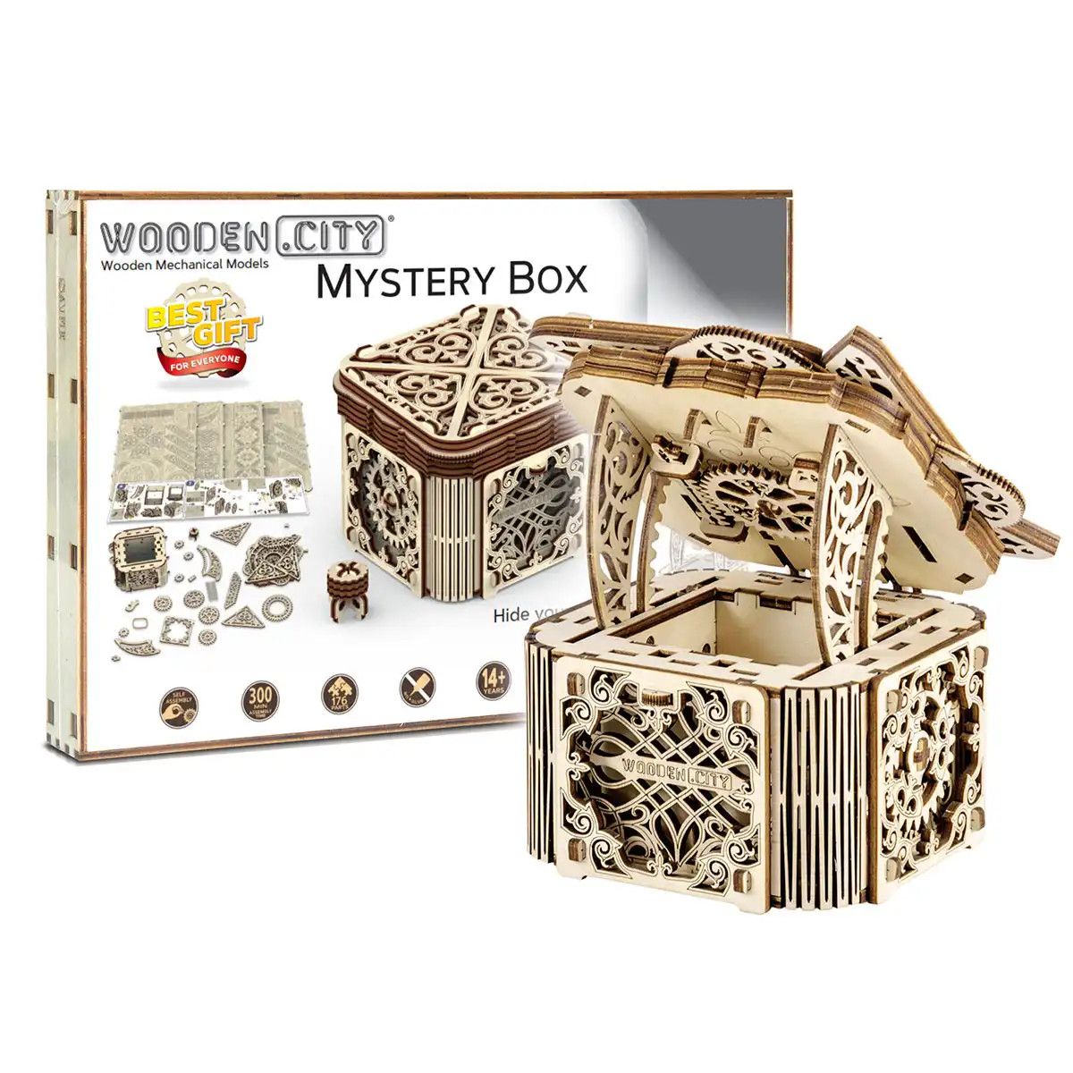 Mystery Box Wooden City Puzzle