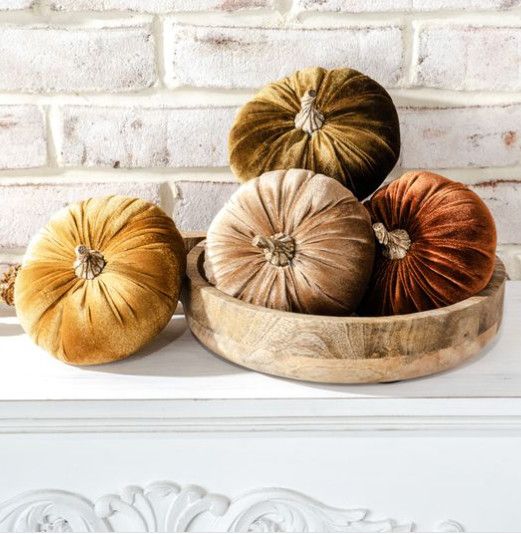 **Velvet Pumpkins 5” asstd.