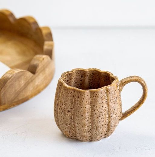 Brown Pumpkin Mug