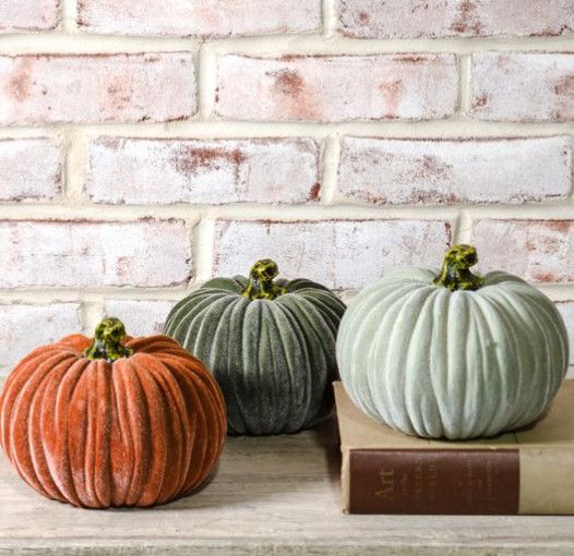 **Velvet Pumpkins 6” asstd.