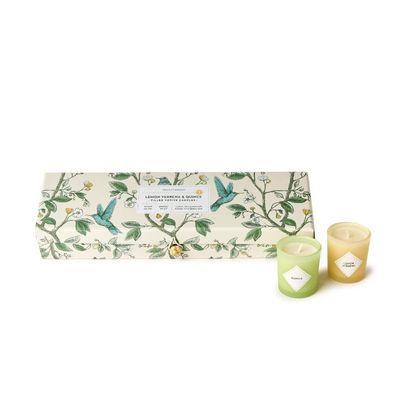 Lemon Verbana Quince Votive Scented Candles Set of 5