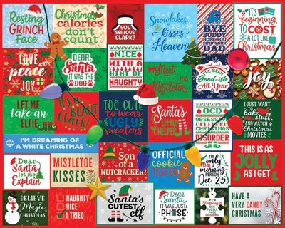 White Mountain I Love Christmas Puzzle 1,000 pc
