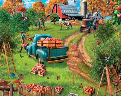 White Mountain Apple Orchard Puzzle 1,000 pc