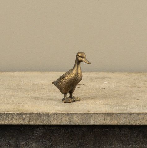 Gold Standing Duck