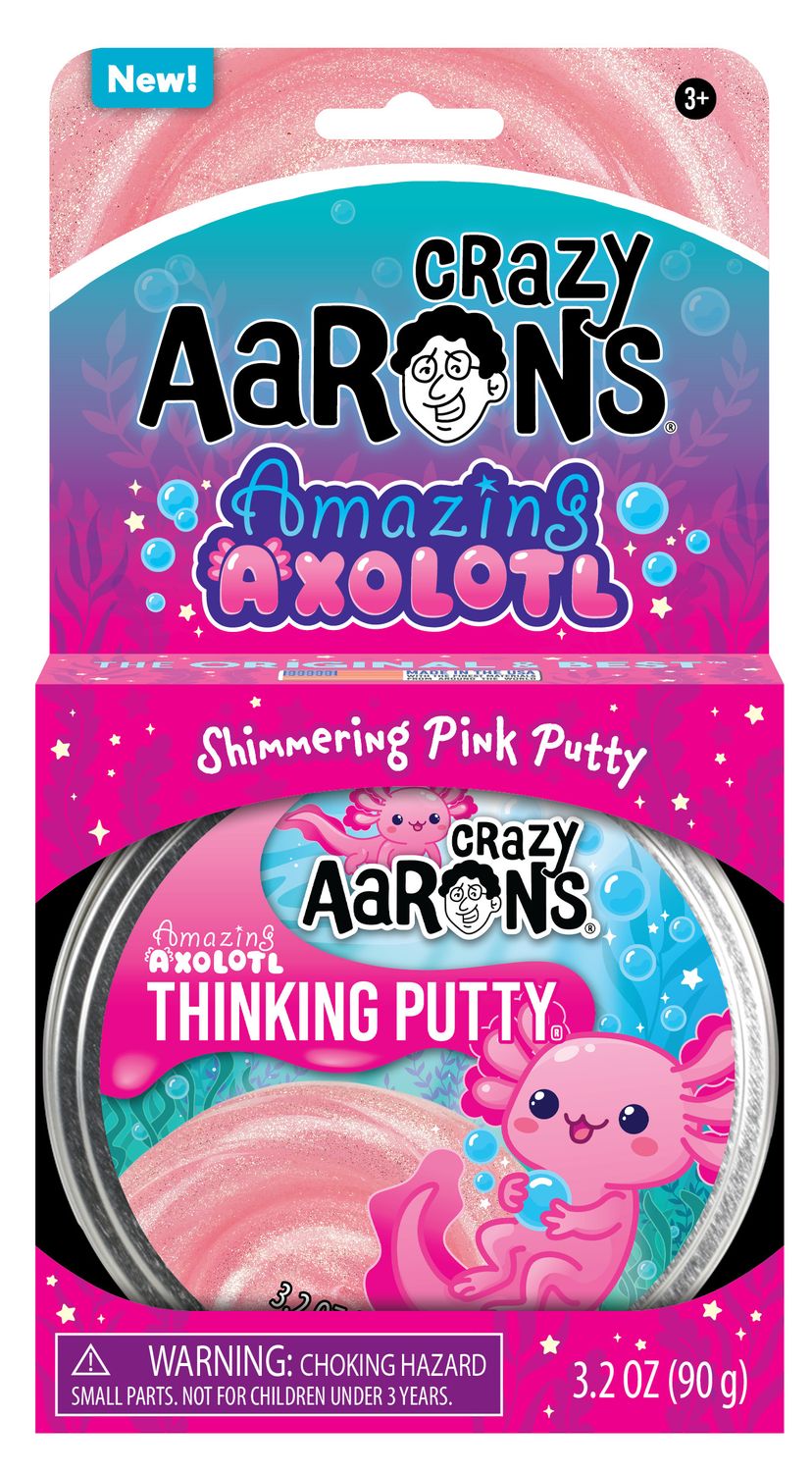 Amazing Axolotl 4” Thinking Putty