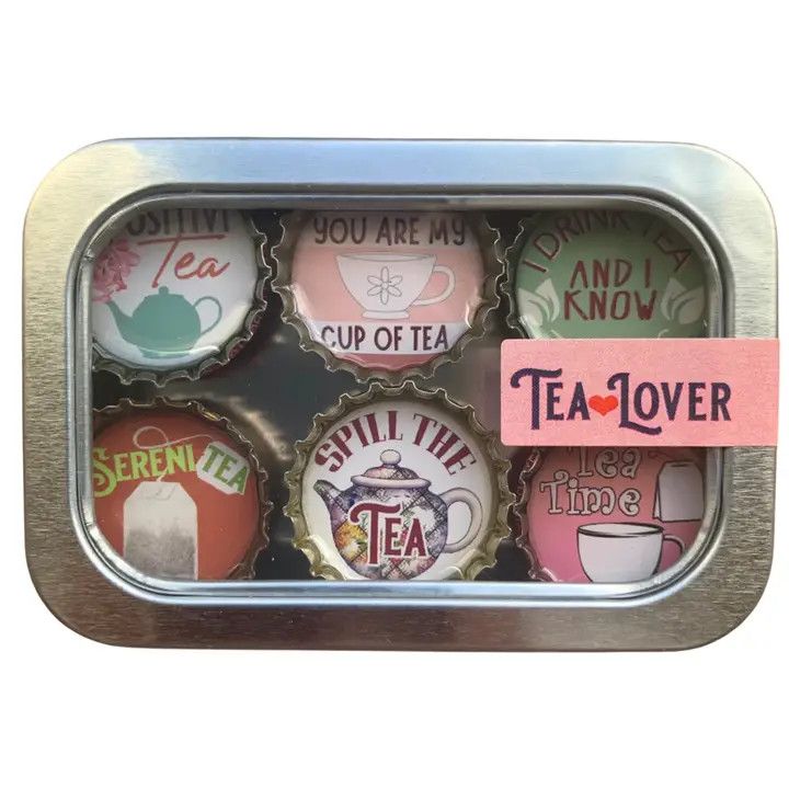 Tea Lover Magnet Set