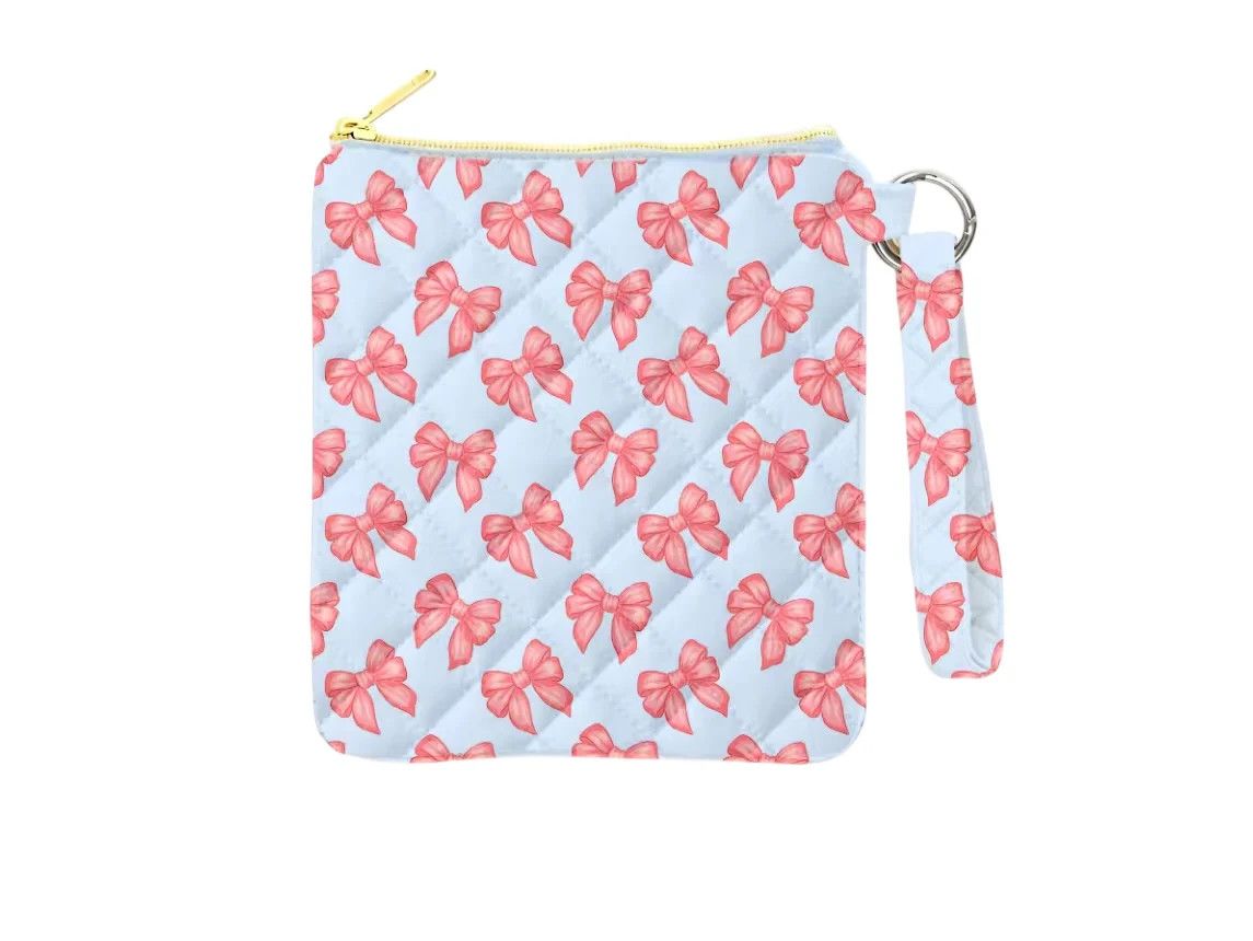 Blue Bow E-Reader Bag