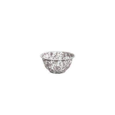 Crow Canyon Small Footed Splatter Enamel Bowl