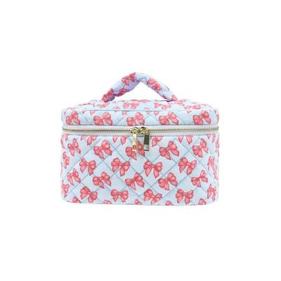Blue Bow Vanity Bag