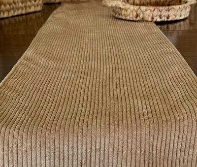 Cookie Corduroy Table Runner