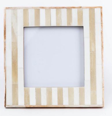Photo Frame - Bone Inlay Natural Stripe