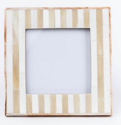 Photo Frame - Bone Inlay Natural Stripe