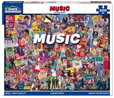 White Mountain Music Puzzle 1,000 pc