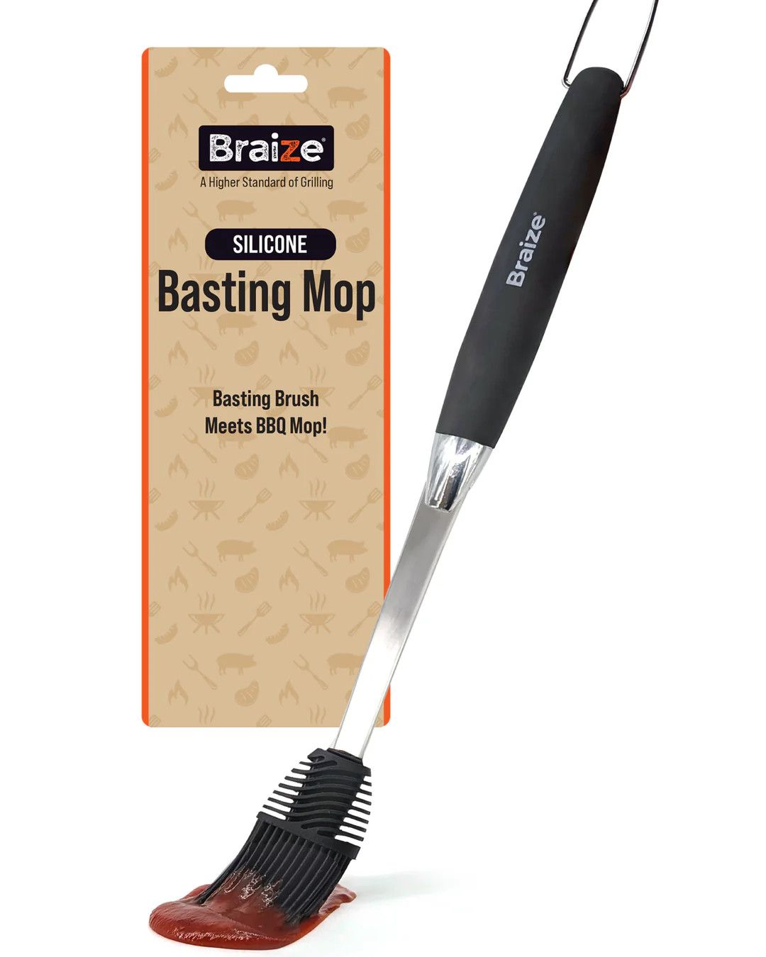 Basting Brush Mop Rubber Handle