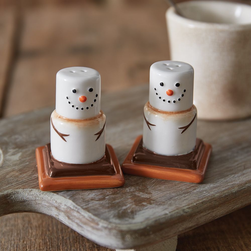 Ceramic Smores Salt &amp; Pepper Shakers