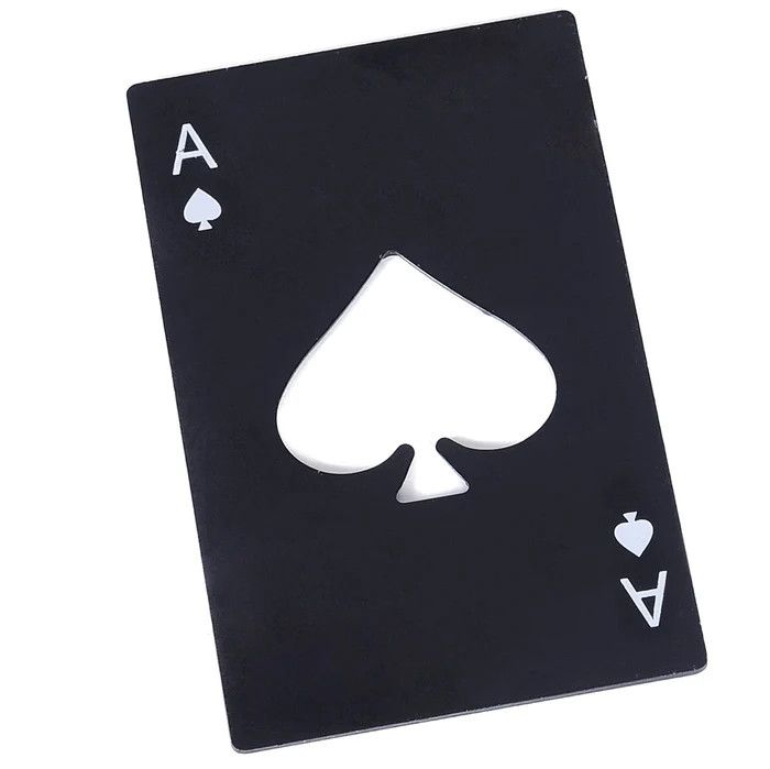 Ace of Spade Bottle Opener