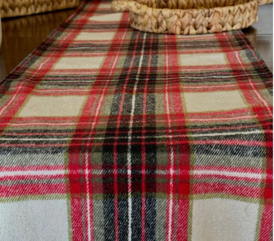 Noel Plaid 72” Table Runner