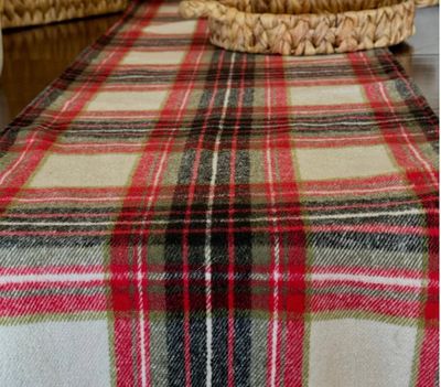 Noel Plaid 72” Table Runner