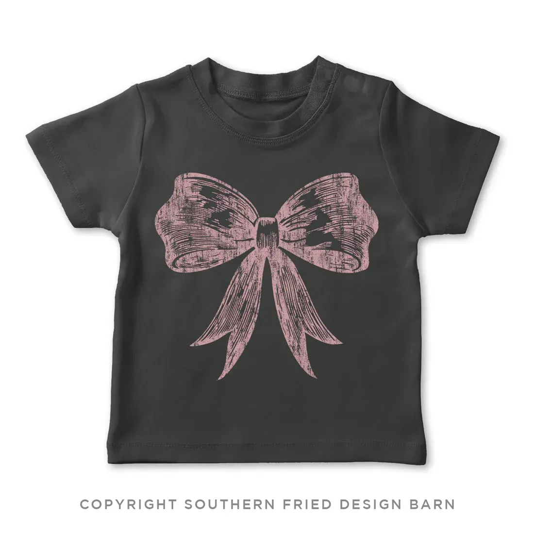 Bow Toddler Tee, Size: 2T