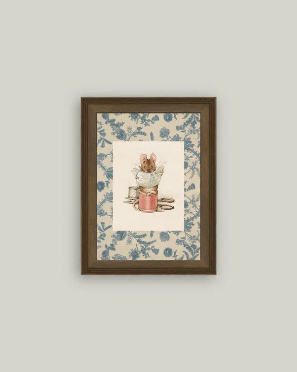 The Tailor of Gloucestor Vintage Framed Antique Style Wall Art