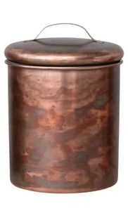 Stainless Steel Canister, Copper Finish, LG