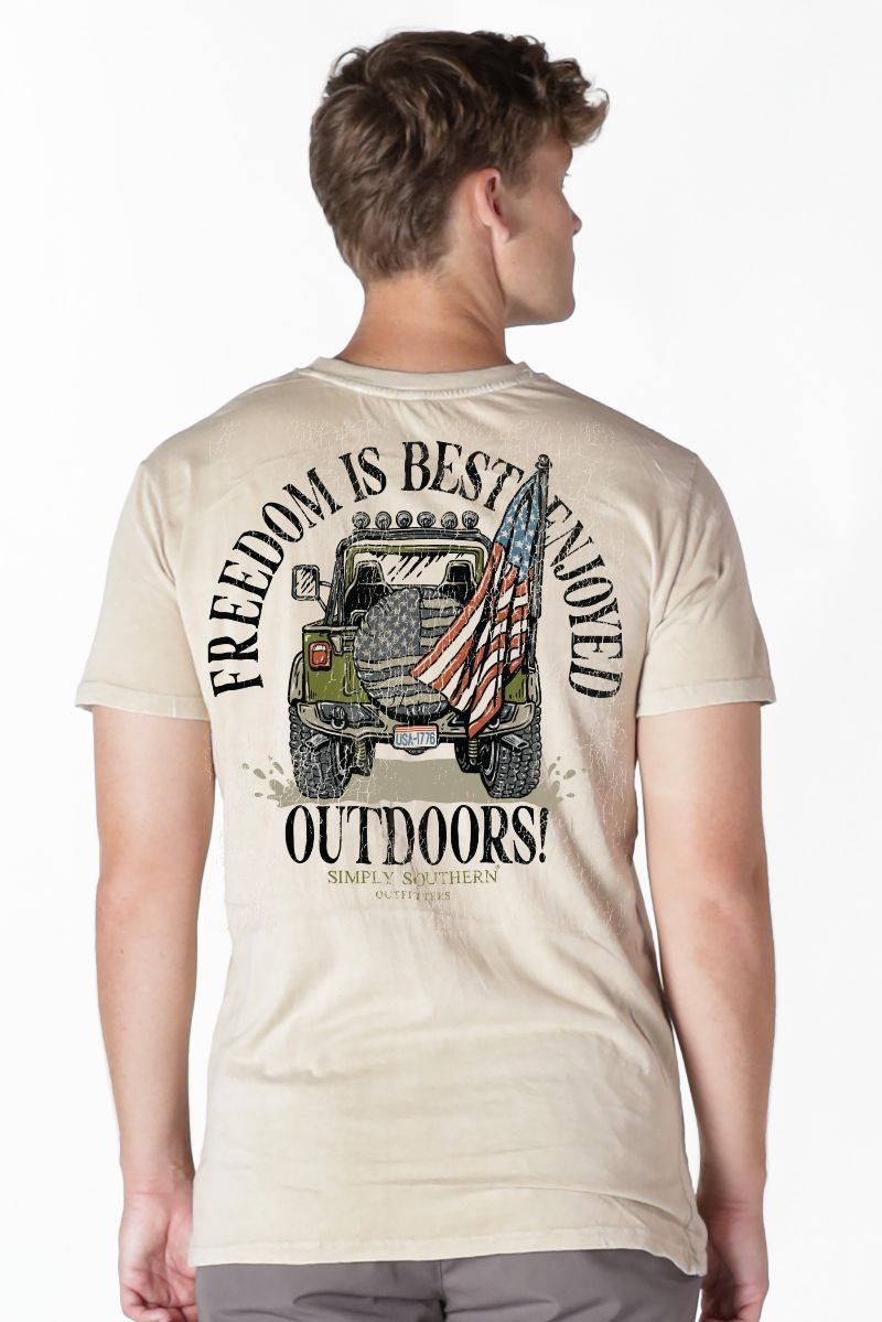 Freedom is Best Enjoyed Tee, Size: XXL